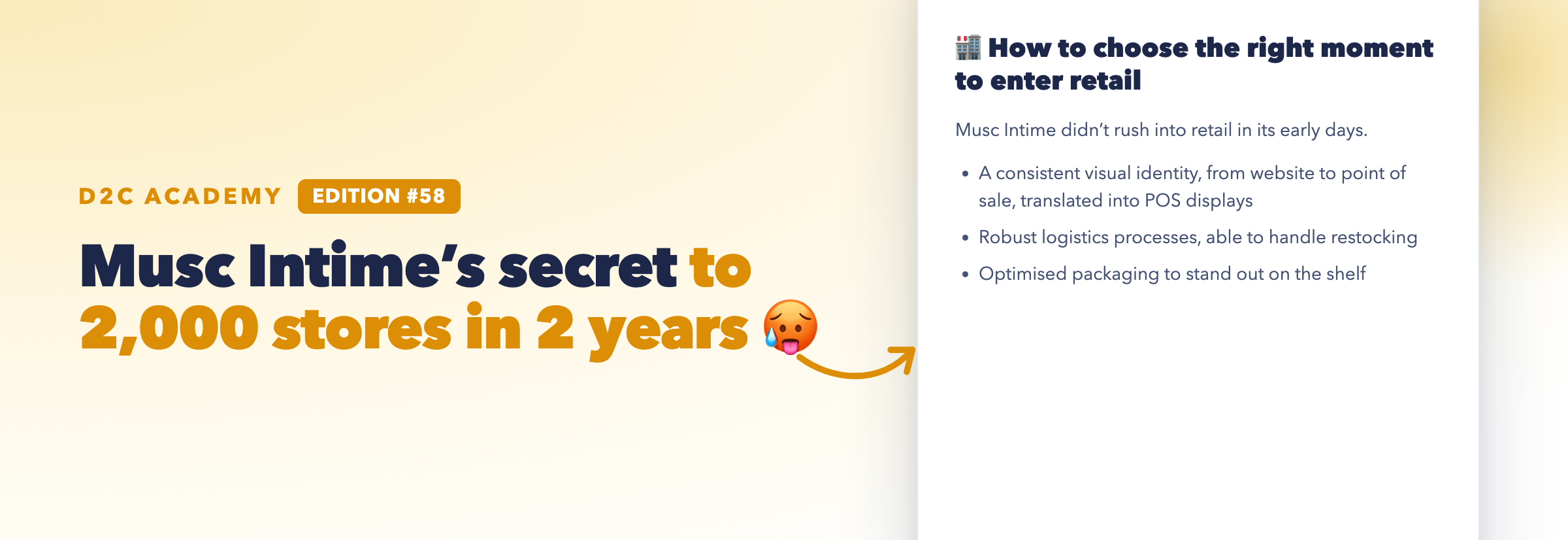 Newsletter #58 - Musc Intime’s secret to 2,000 stores in 2 years 🥵