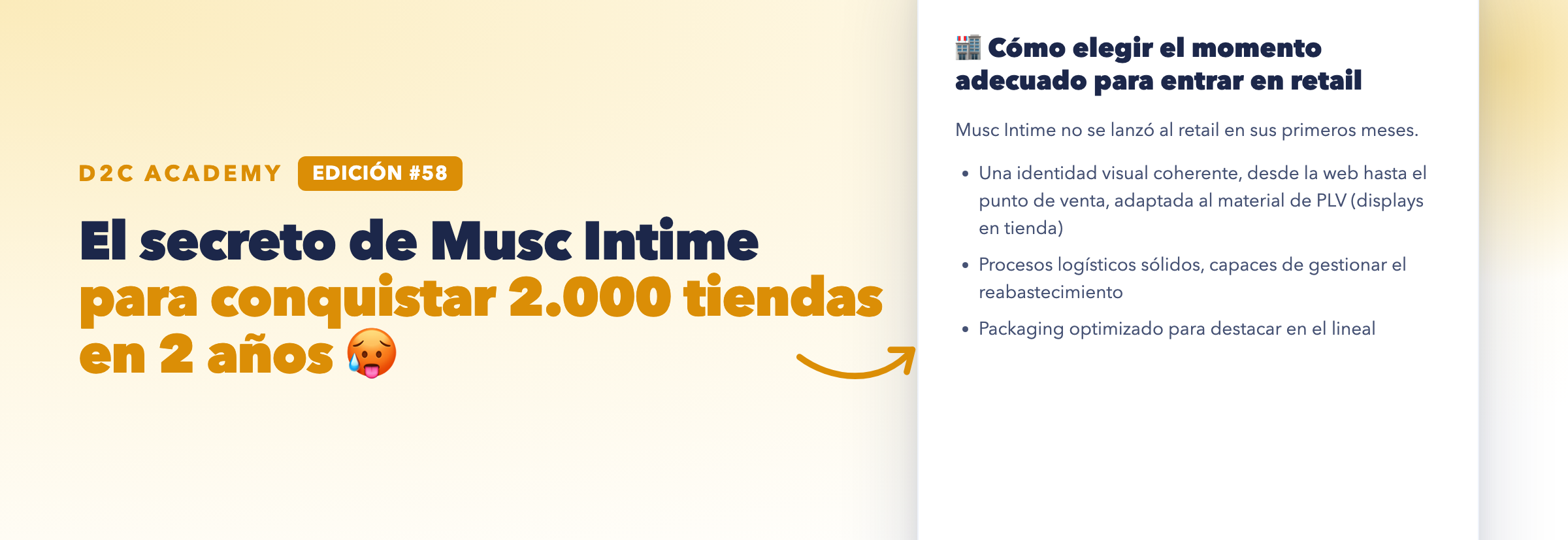 Newsletter #58 - El secreto de Musc Intime para conquistar 2.000 tiendas en 2 años 🥵