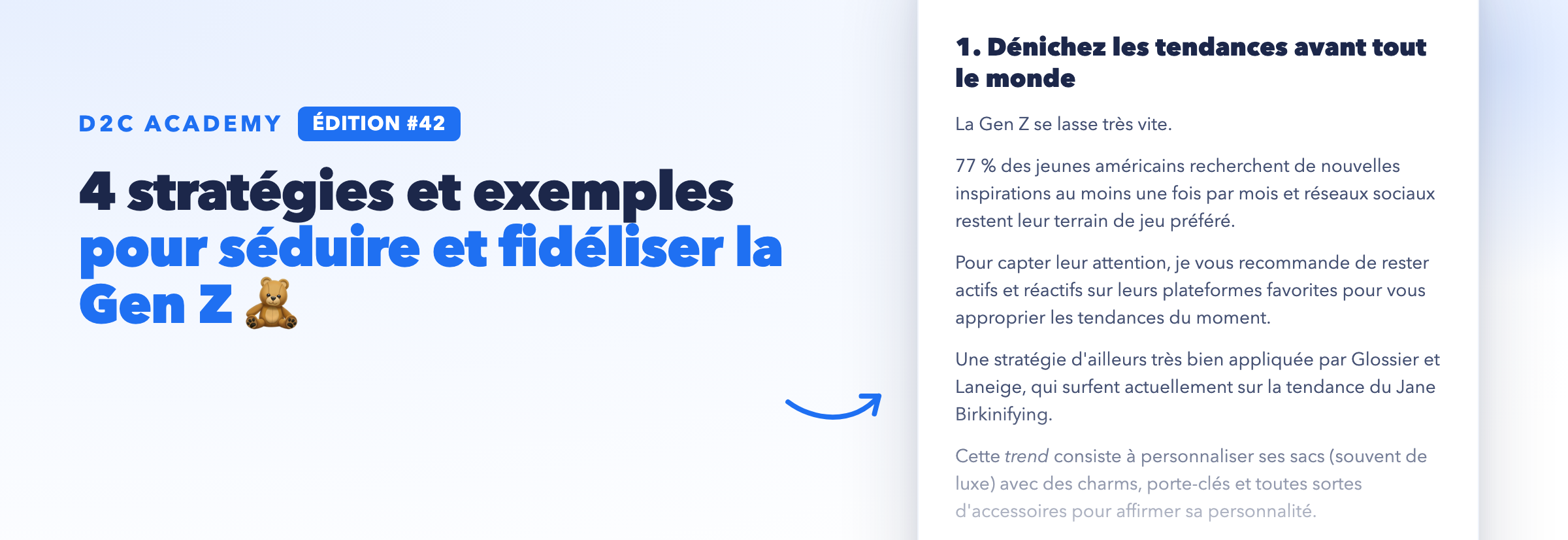 Newsletter #42 - 4 stratégies et exemples pour séduire et fidéliser la Gen Z 🧸