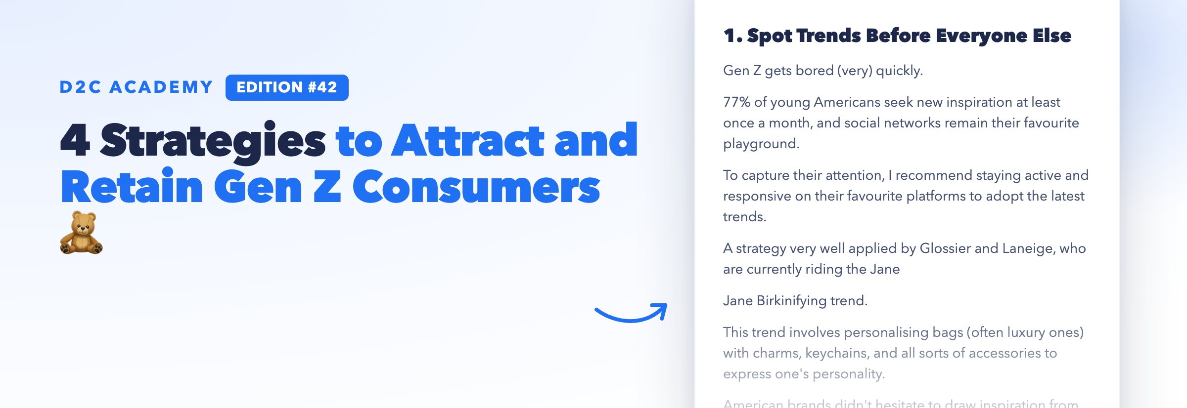 Newsletter #42 - 4 Strategies to Attract and Retain Gen Z Consumers 🧸