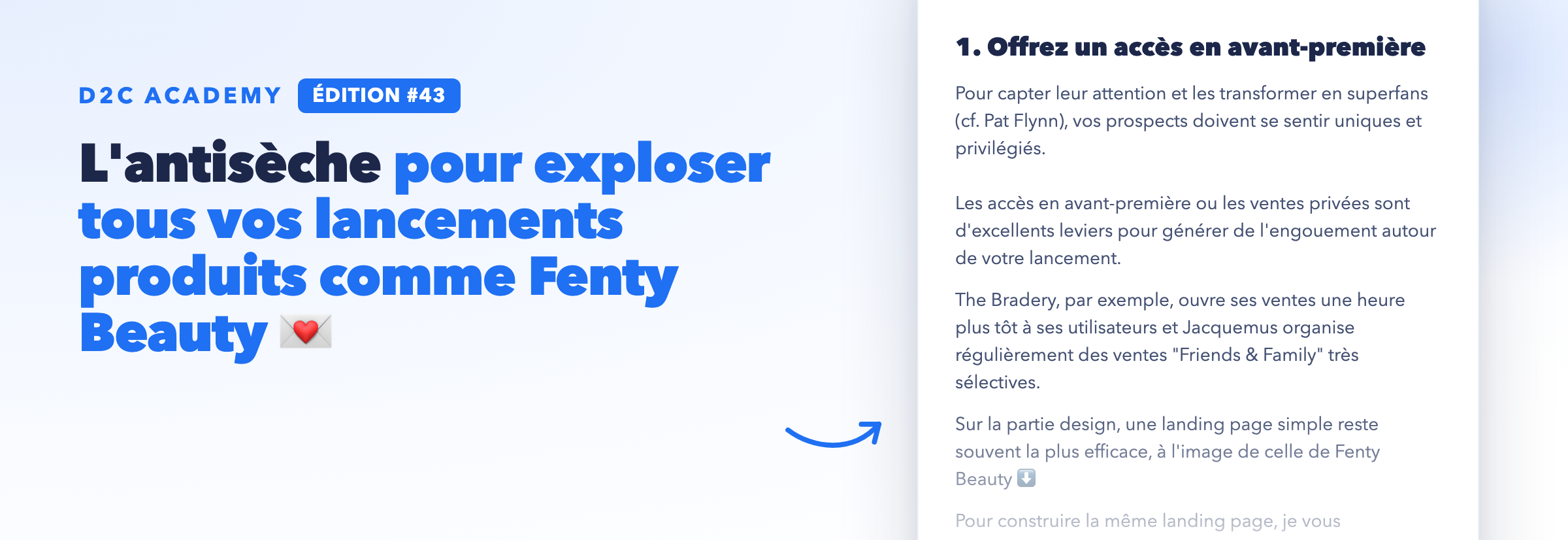 Newsletter #43 - L'antisèche pour exploser tous vos lancements produits comme Fenty Beauty 💌