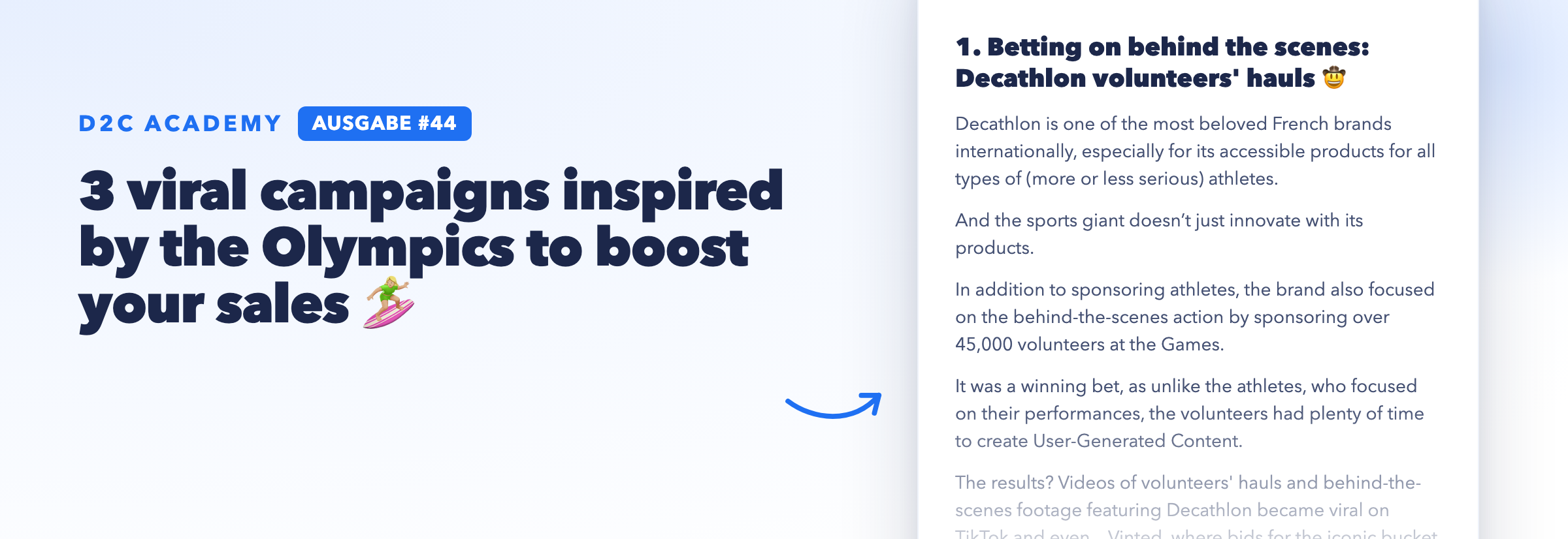 Newsletter #44 - 3 viral campaigns inspired by the Olympics to boost your sales 🏄🏼♀️