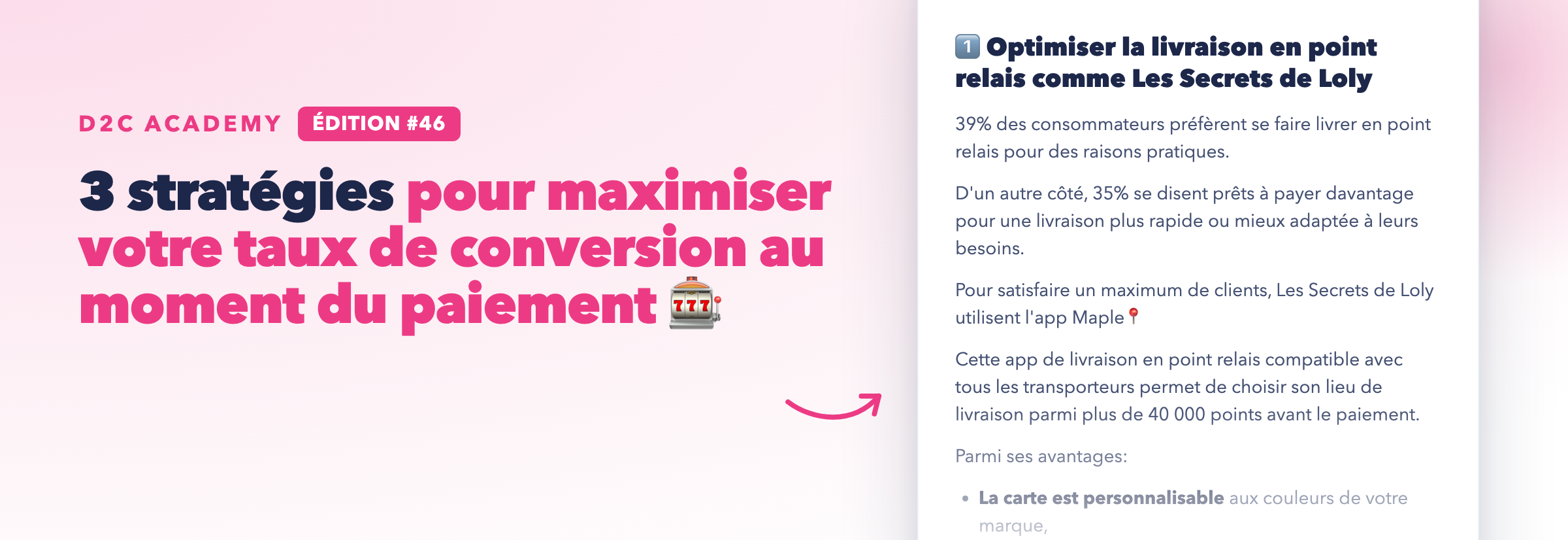 Newsletter #46 - 3 stratégies pour maximiser votre taux de conversion au moment du paiement 🎰