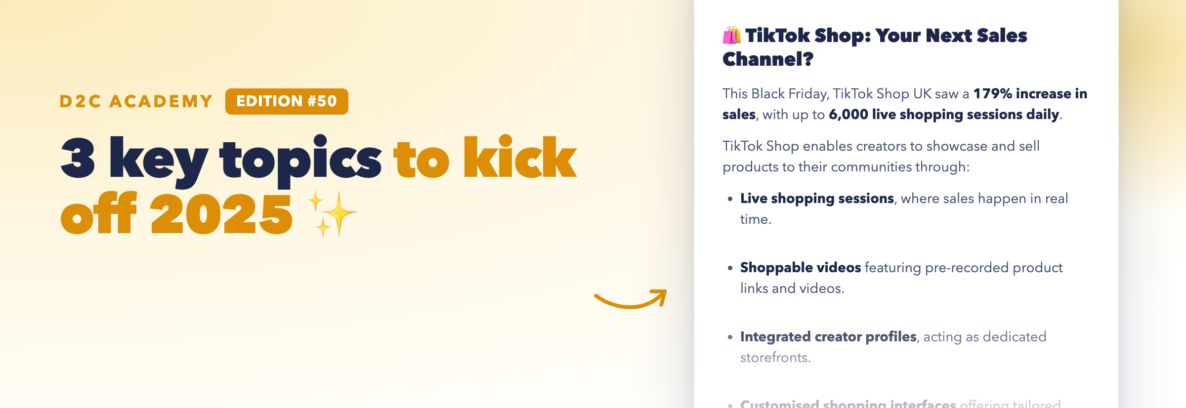 Newsletter #50 - 3 key topics to kick off 2025 ✨