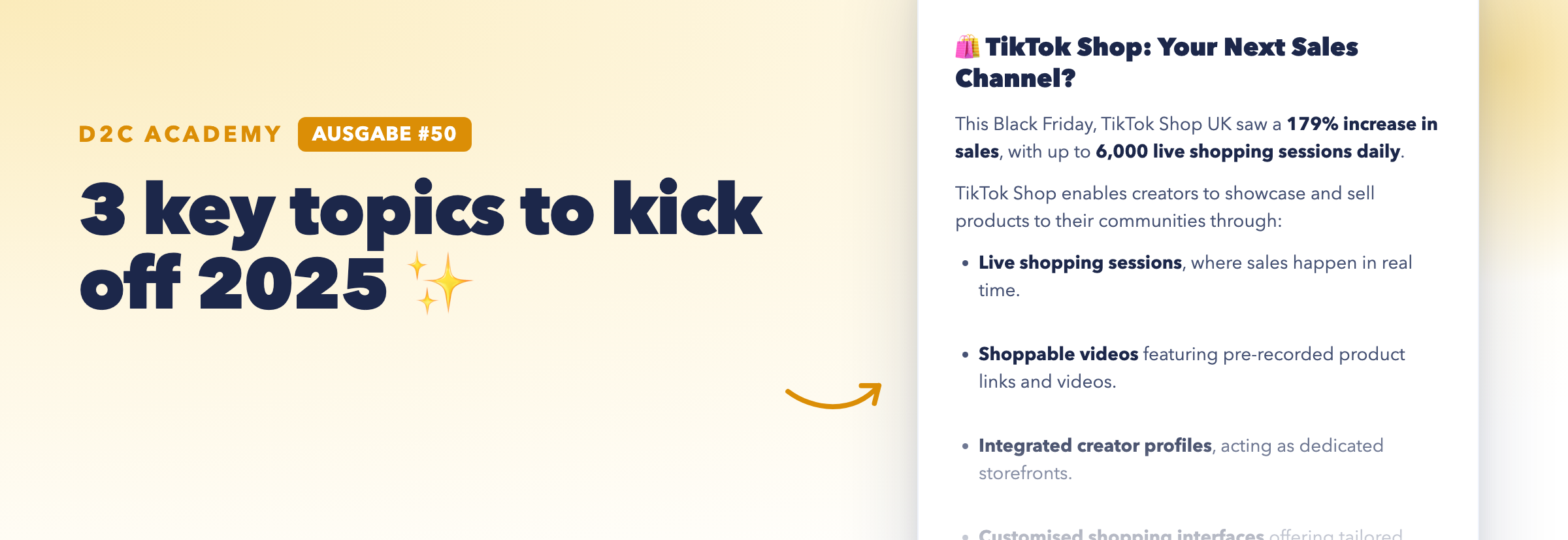 Newsletter #50 - 3 key topics to kick off 2025 ✨