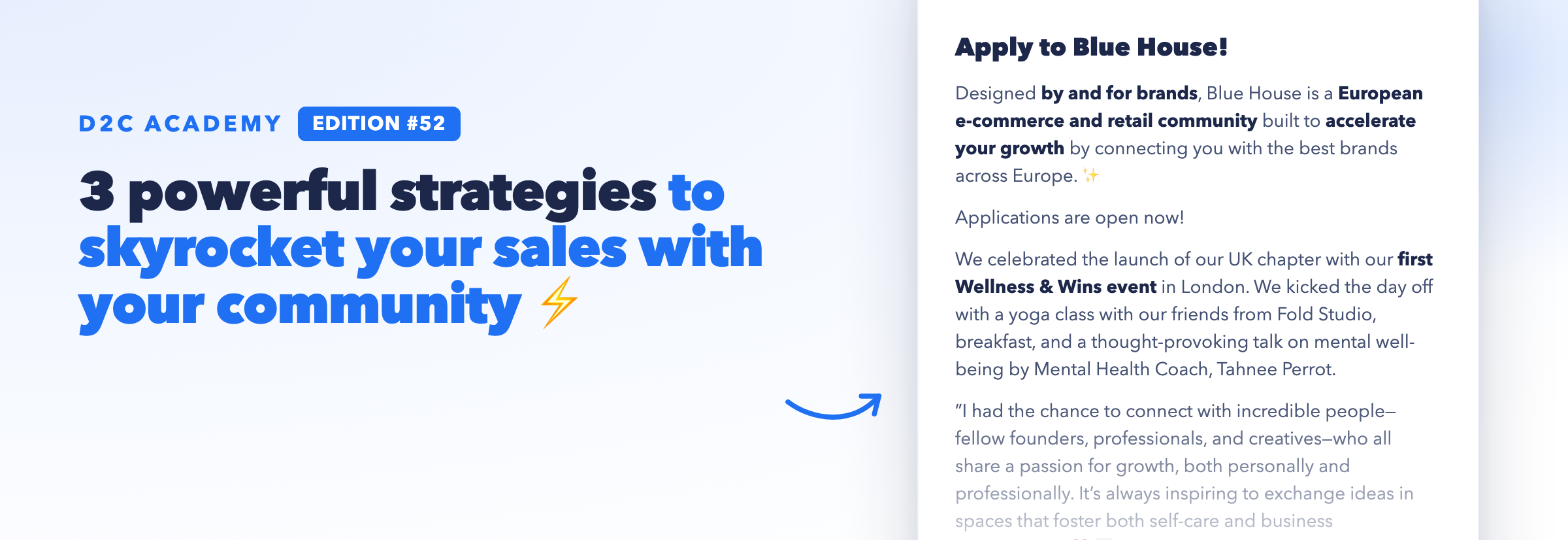 Newsletter #52 - 3 powerful strategies to skyrocket your sales with your community ⚡