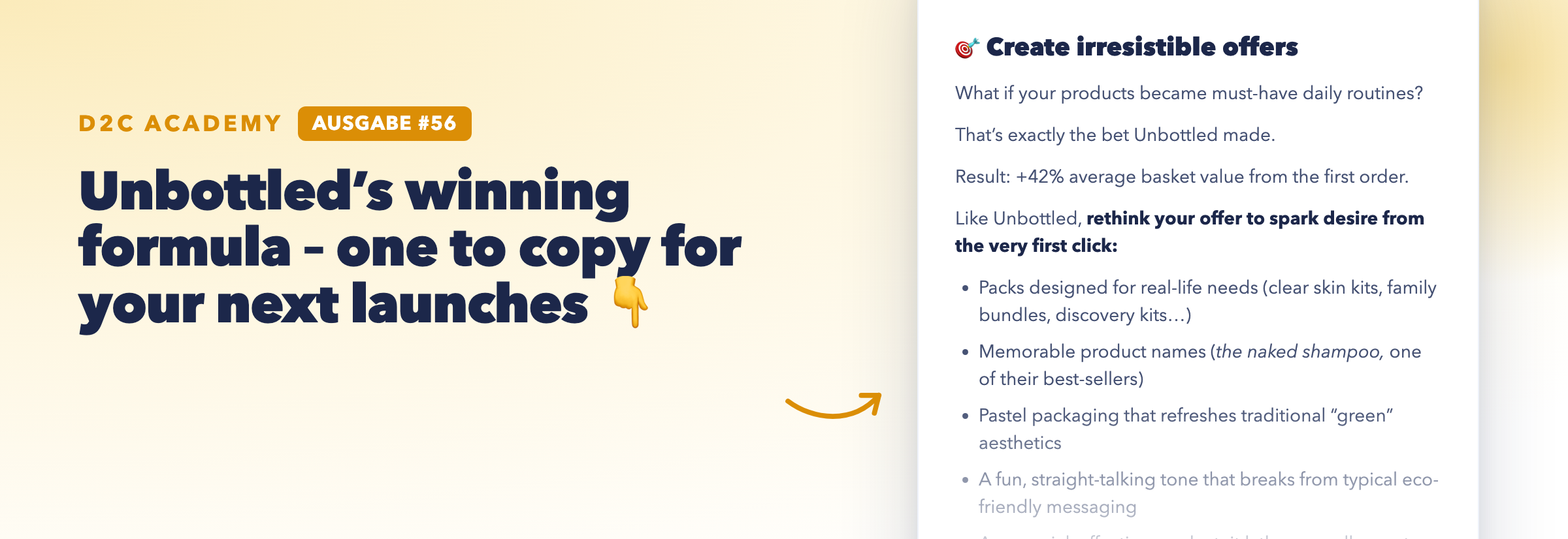 Newsletter #56 - Unbottled’s winning formula – one to copy for your next launches 👇