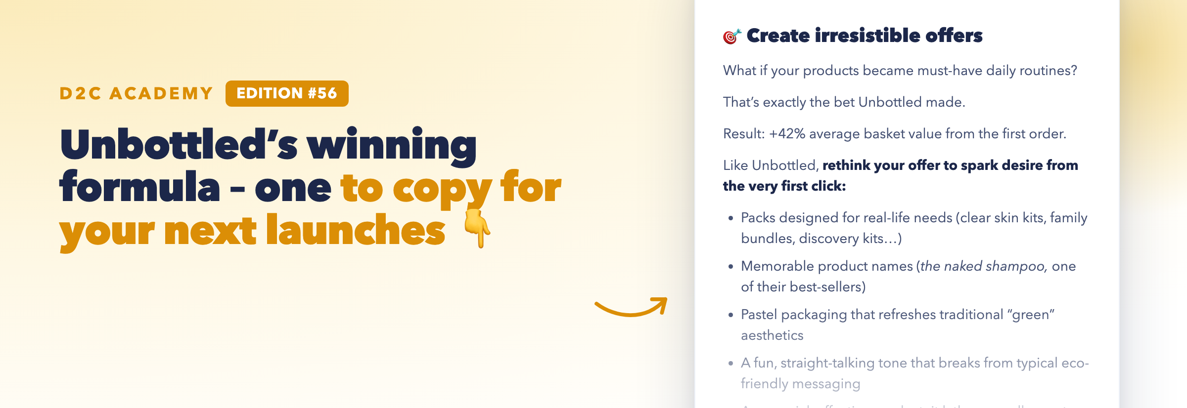 Newsletter #56 - Unbottled’s winning formula – one to copy for your next launches 👇