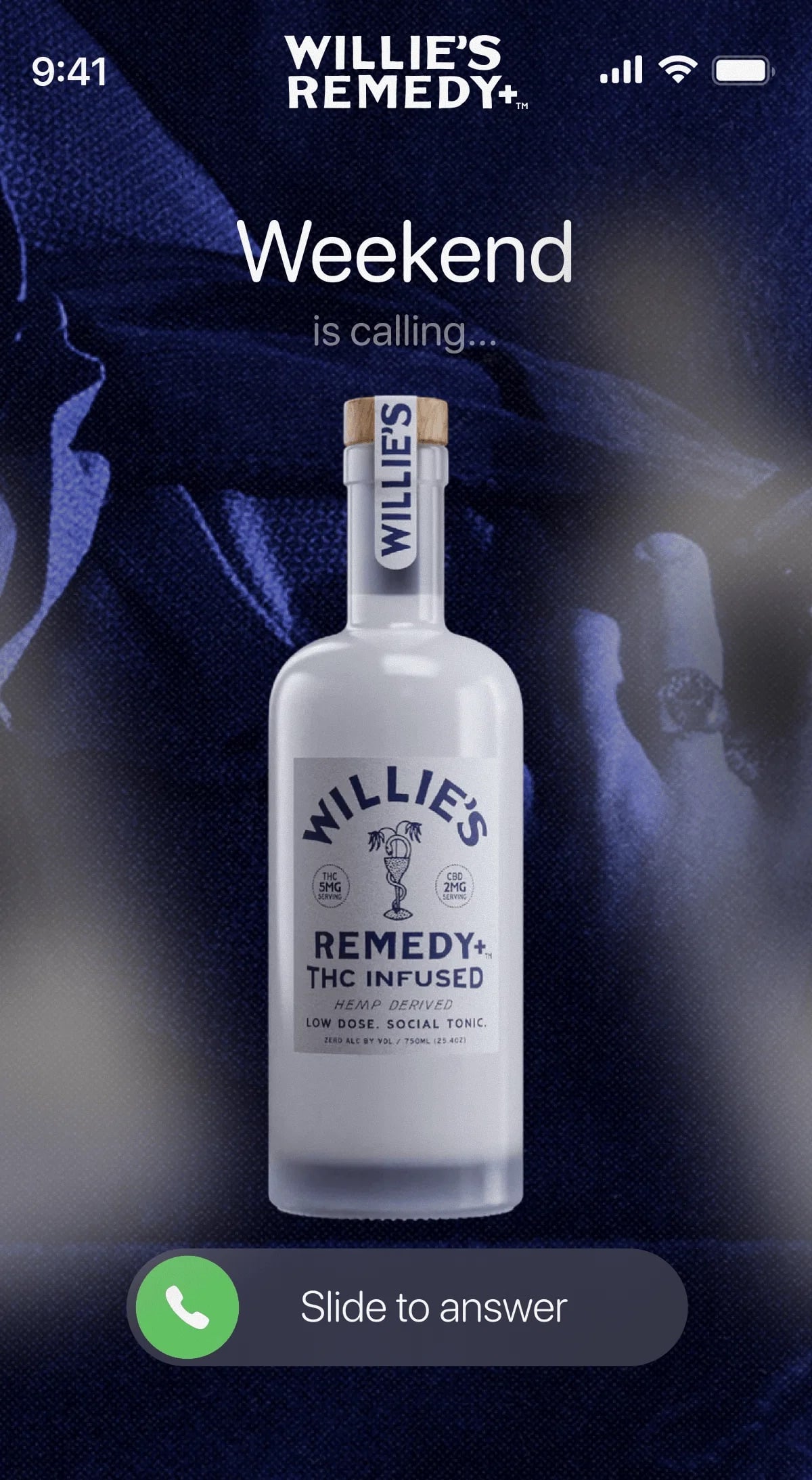 Willie's Remedy+: más de 400.000 botellas vendidas en el primer año