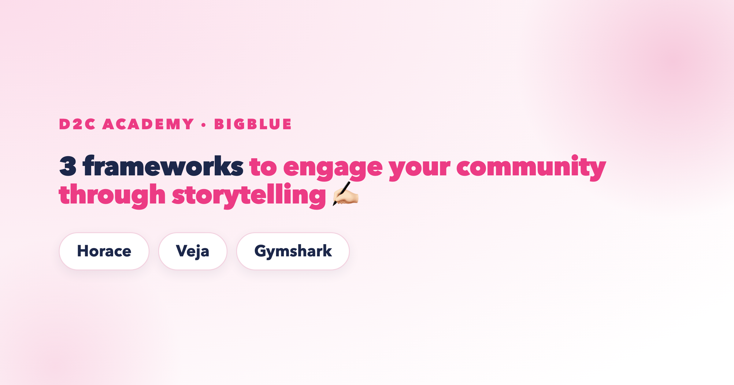 3 frameworks to engage your community through storytelling ✍🏻