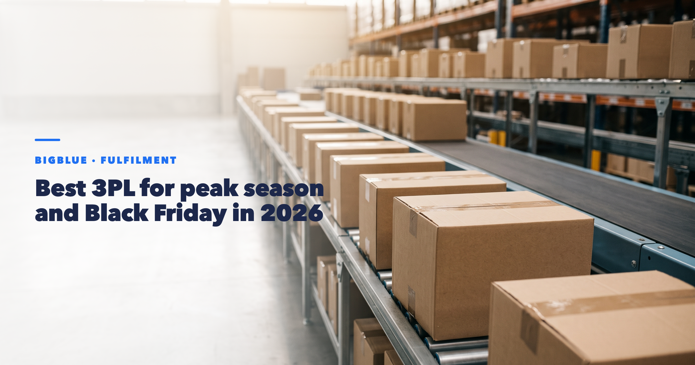 Best 3PL for peak season and Black Friday in 2026