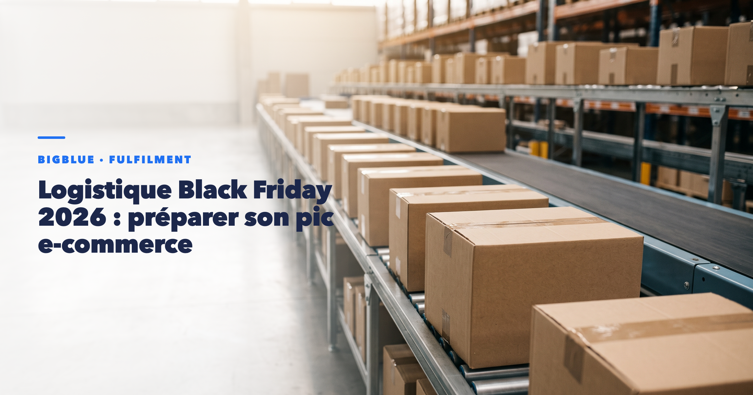 Logistique Black Friday 2026 : préparer son pic e-commerce