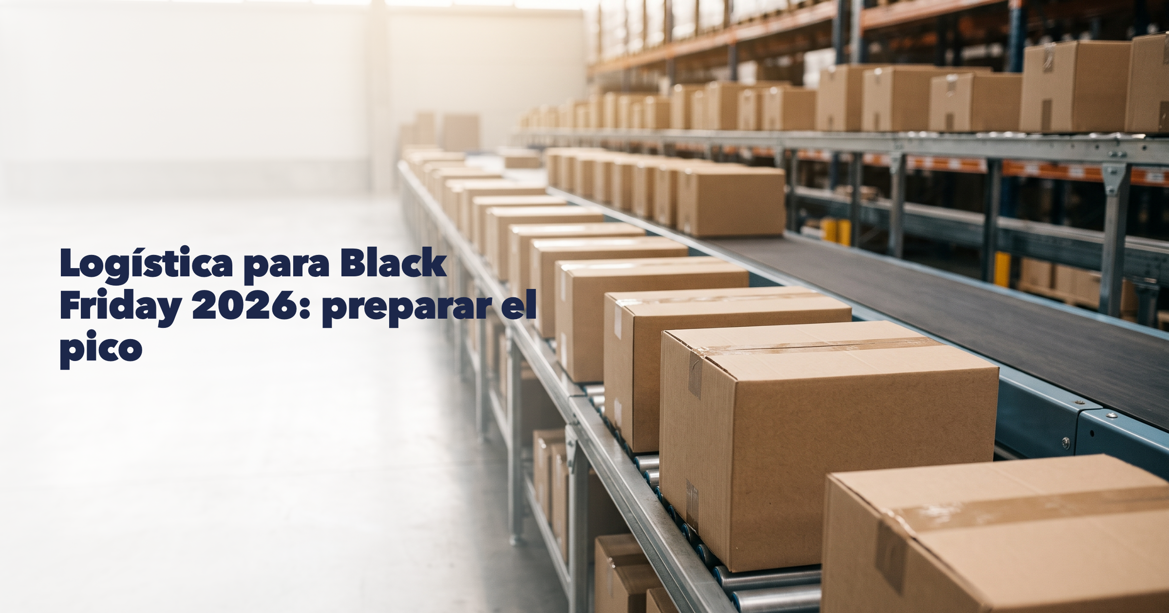 Logística para Black Friday 2026: preparar el pico