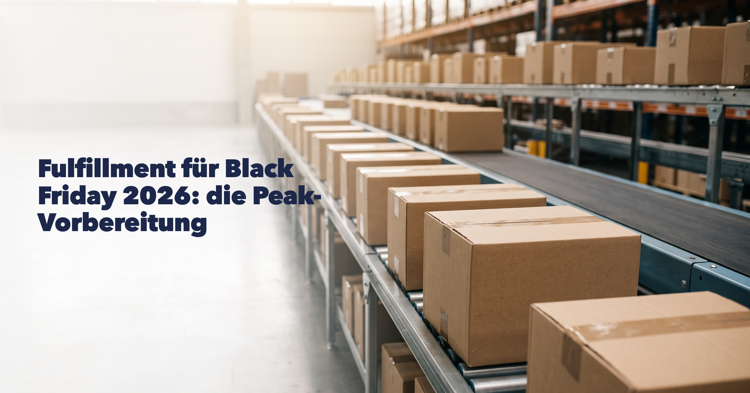 Fulfillment für Black Friday 2026: die Peak-Vorbereitung