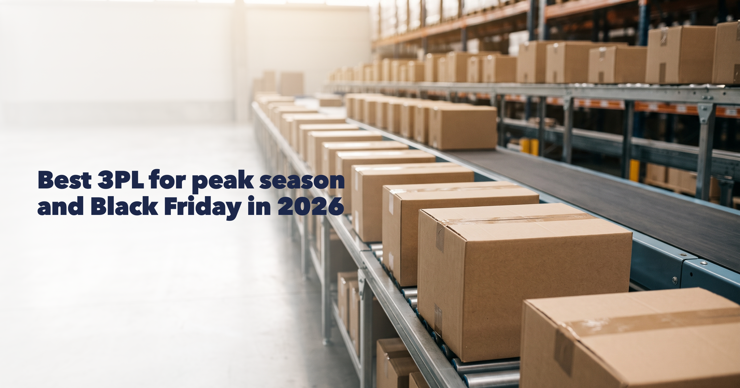 Best 3PL for peak season and Black Friday in 2026