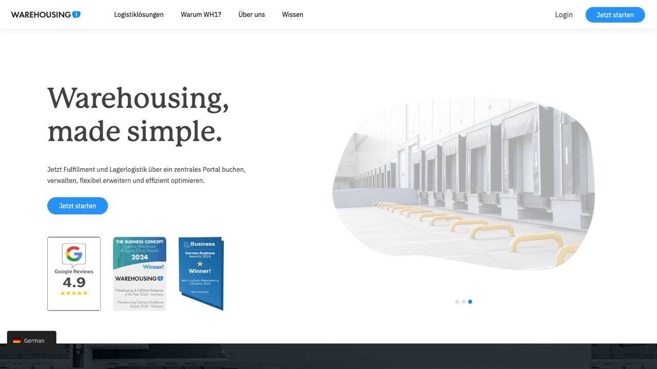 Offizielle Website von Warehousing1