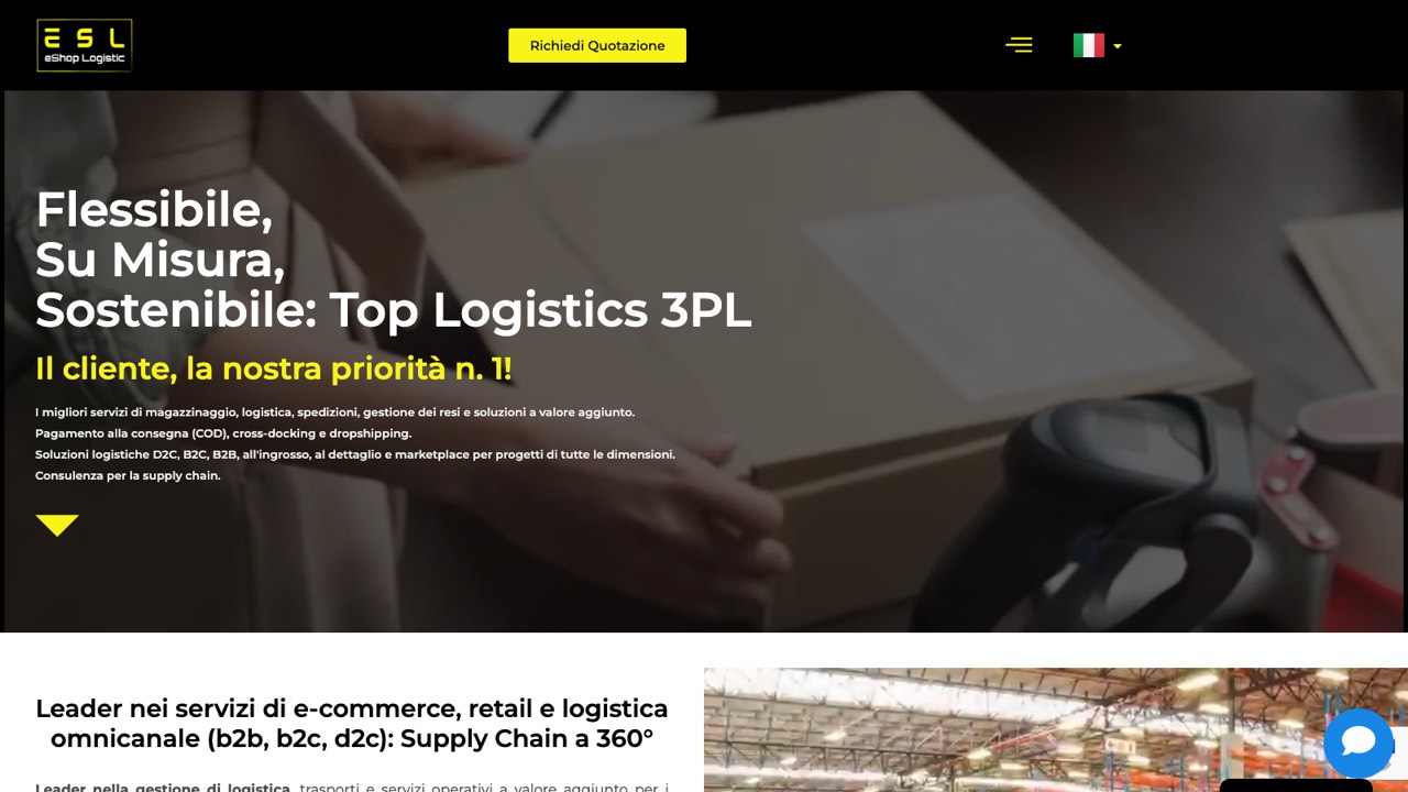 Sito ufficiale di eShop Logistic