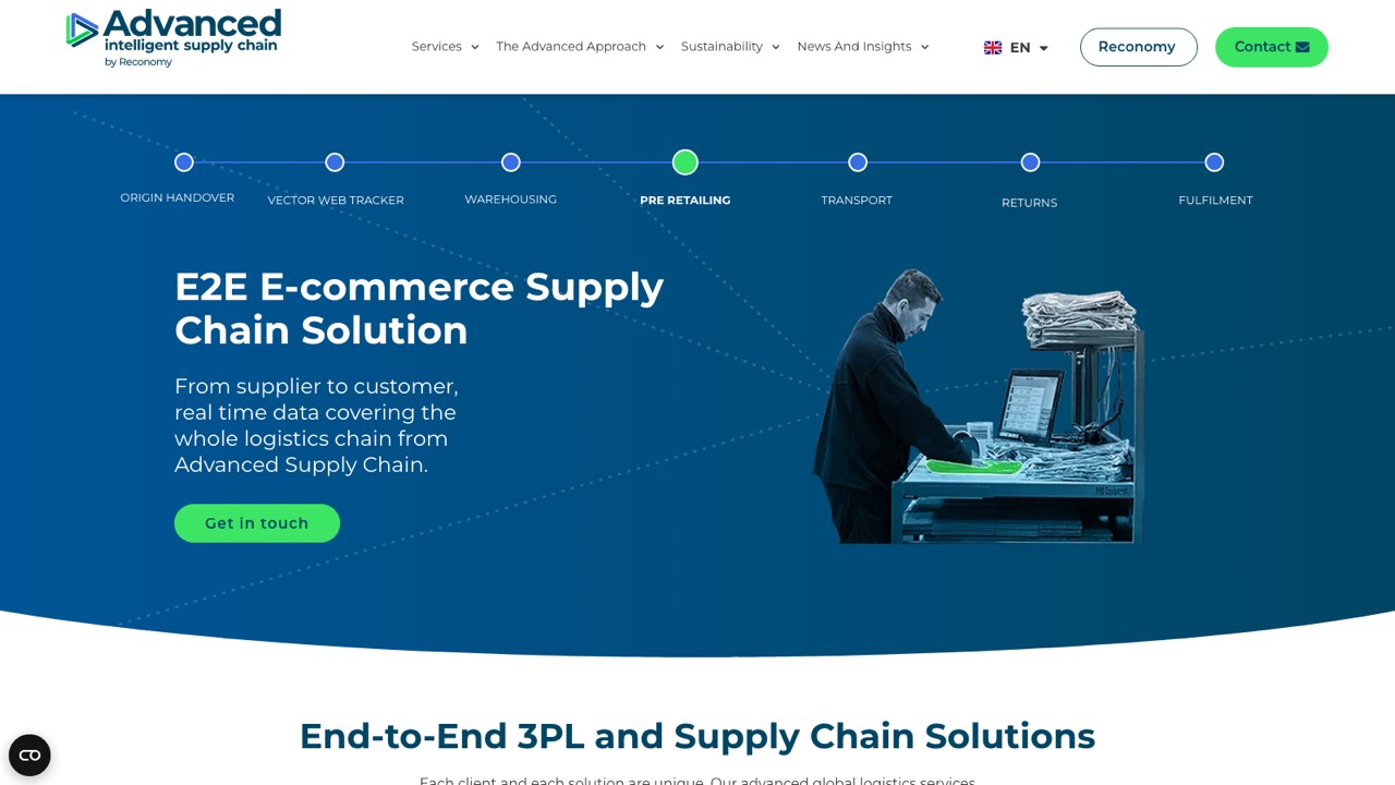 Official website of Advanced Supply Chain
