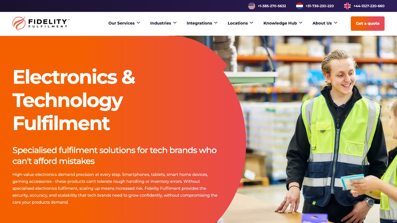 Official website of Fidelity Fulfilment
