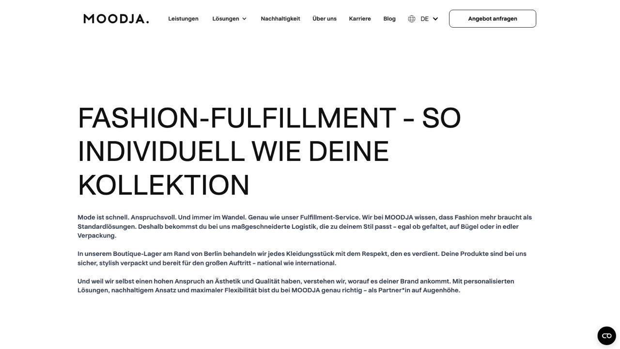 Offizielle Website von moodja