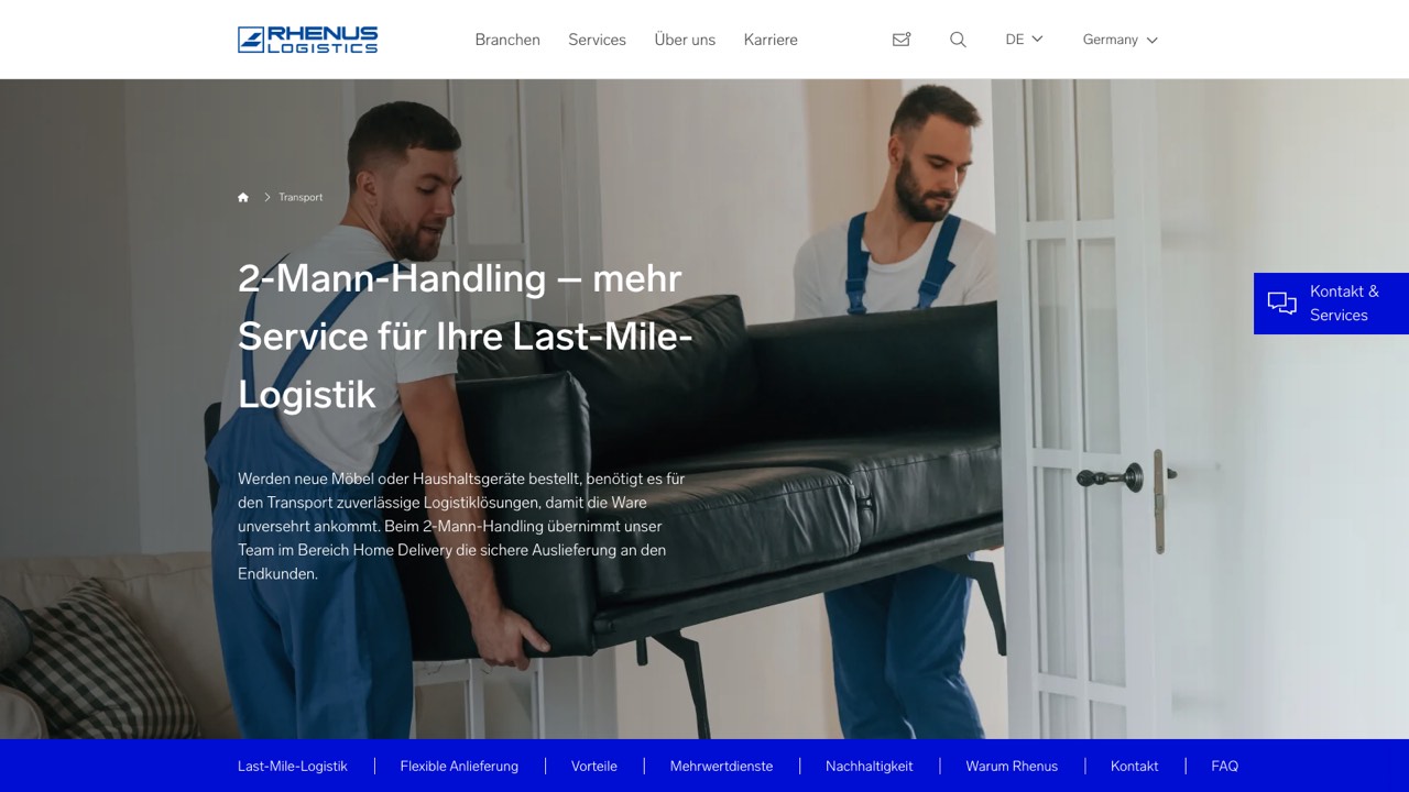 Offizielle Website von Rhenus Home Delivery