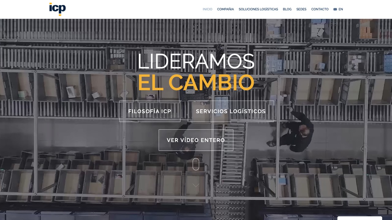 Sitio oficial de ICP Logística