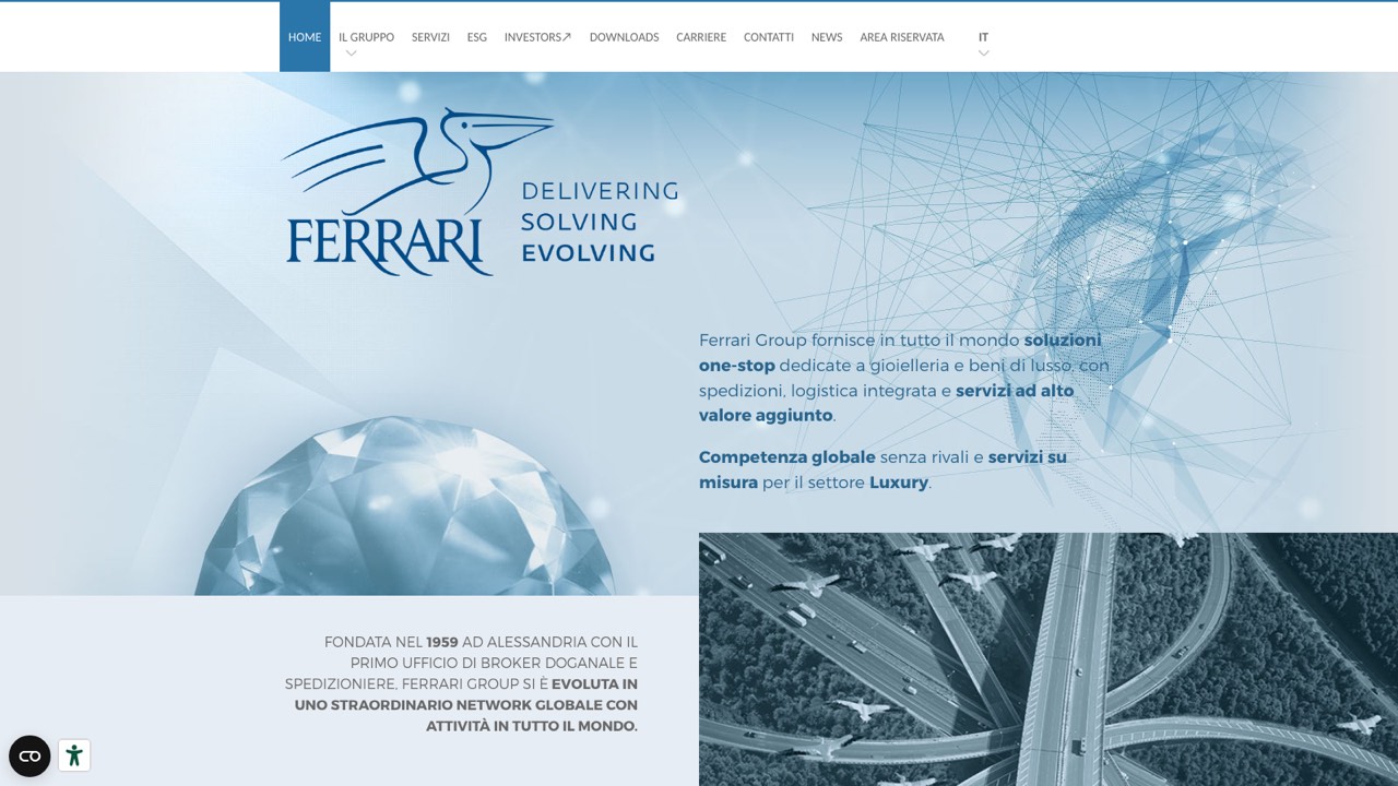 Sito ufficiale di Ferrari Group