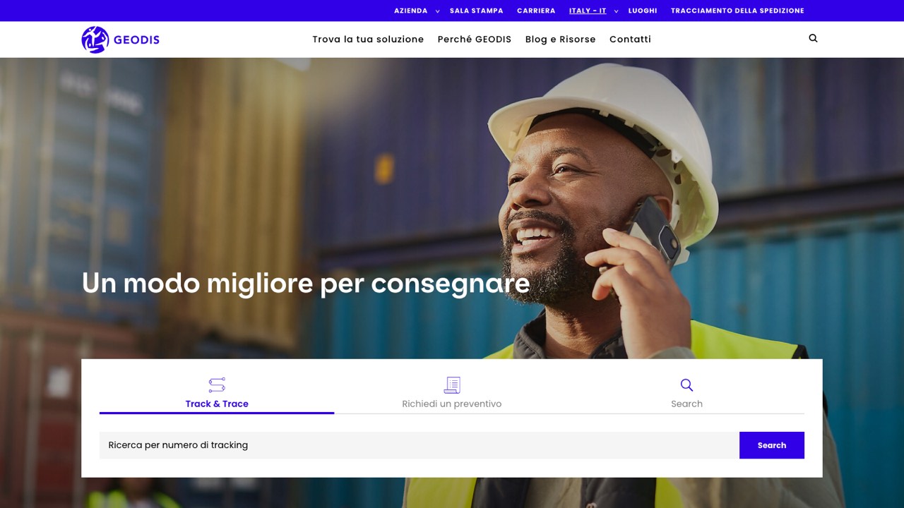 Sito ufficiale di GEODIS