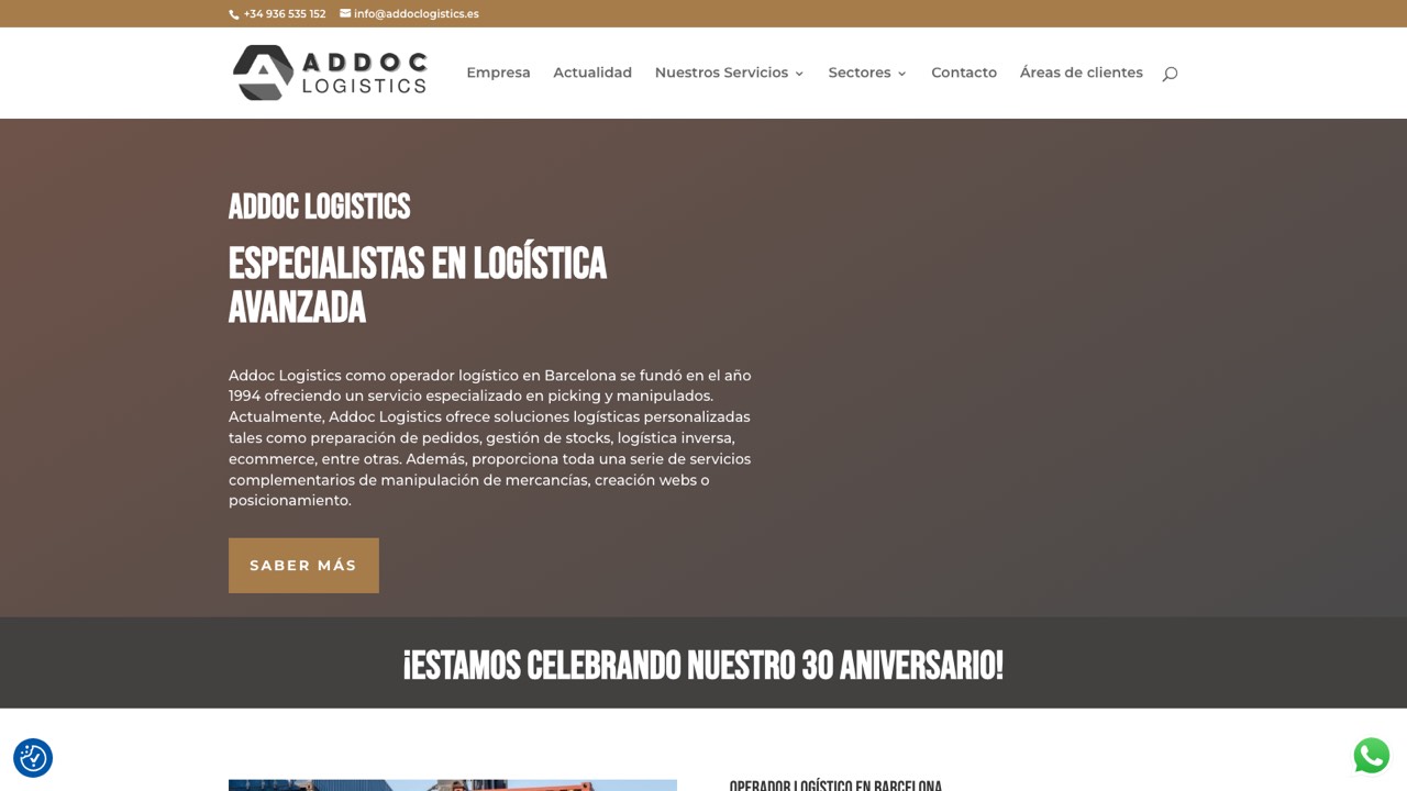 Sitio oficial de Addoc Logistics