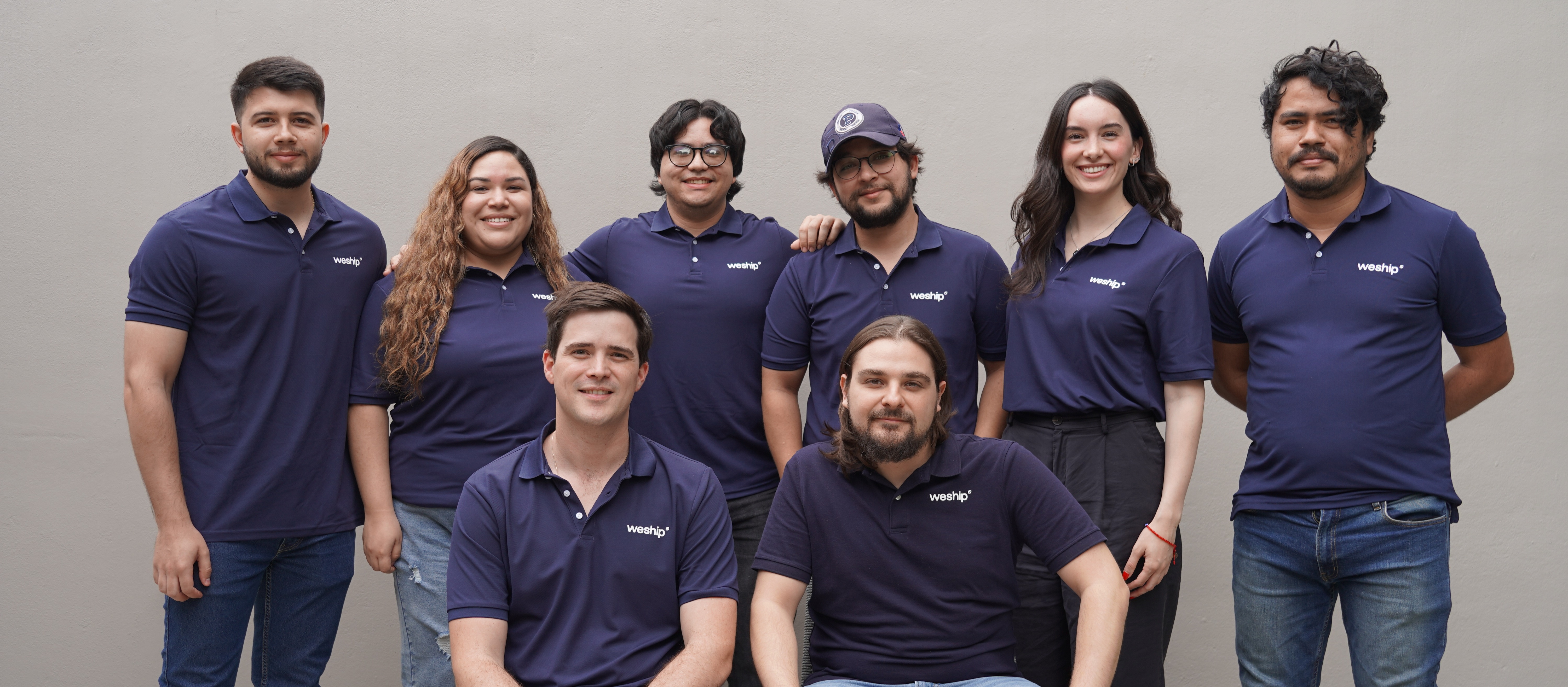 The WeShip team, a Mexican logistics and shipping-aggregation platform, at their offices