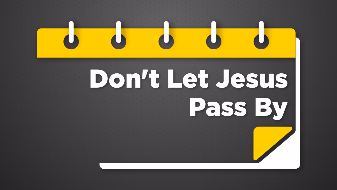 Following Jesus isn’t about asking Him to walk with us—it’s about learning to walk with Him, even when the journey feels uncertain.