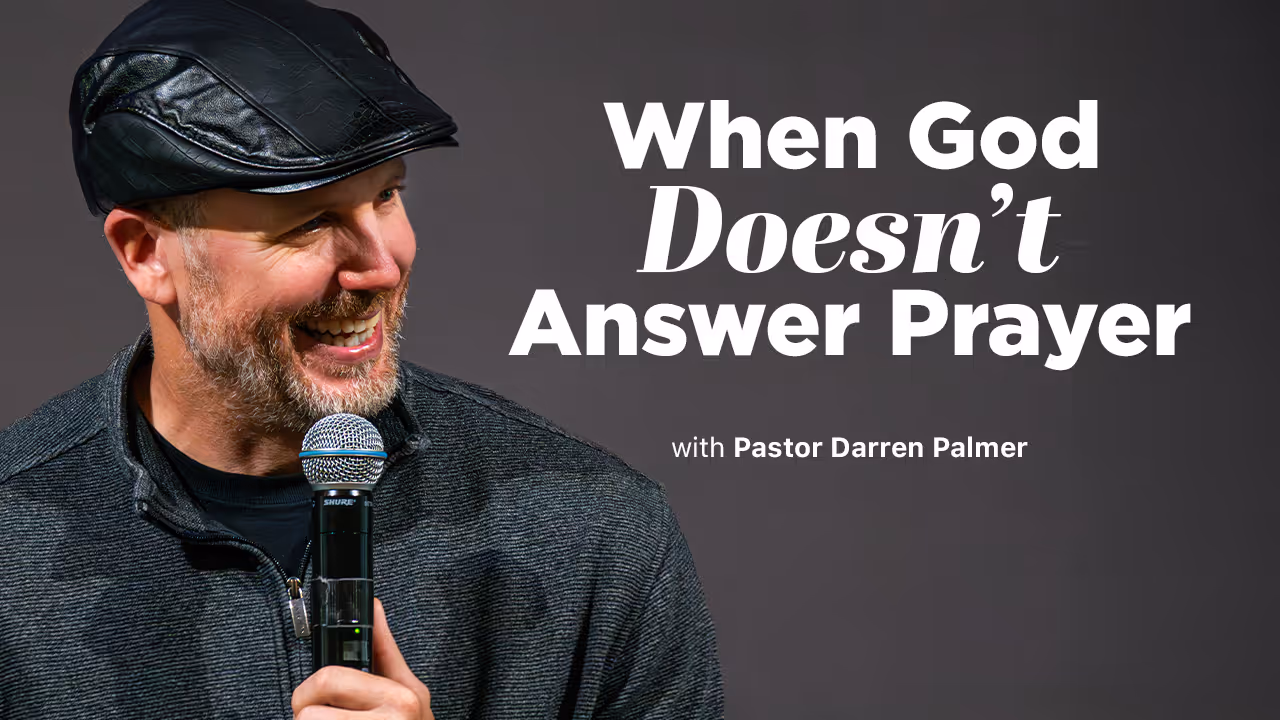 When God Doesn't Answer Prayer