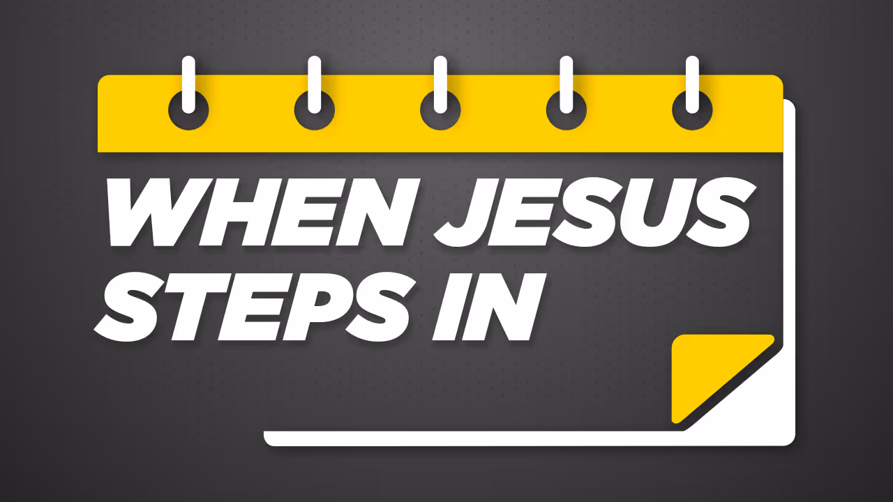 Fear has a way of shutting everything down—but everything can change in a moment… when Jesus steps in.