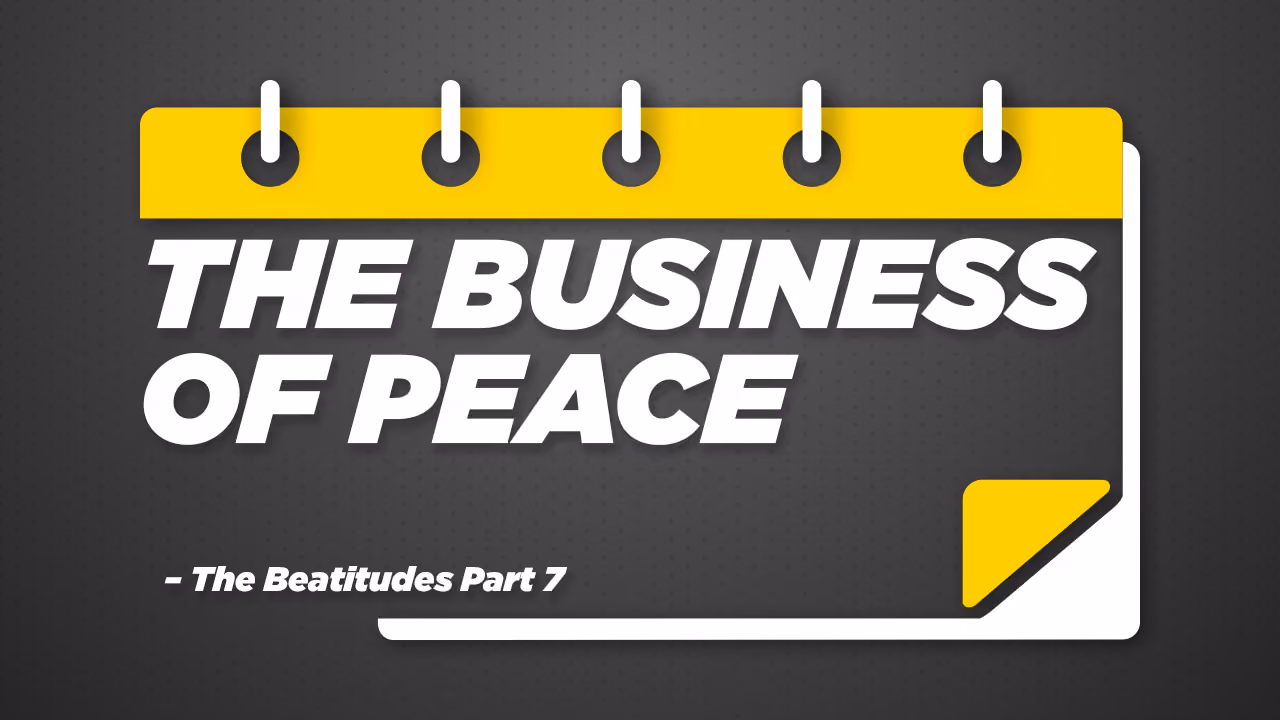 God's peace isn't meant to stop with us. As His children, we're called to carry His restoring peace into the lives of others, reflecting the heart of our Father wherever we go.