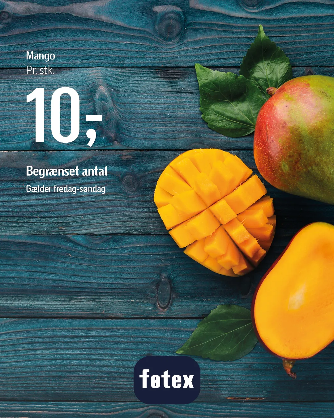 Weekendtilbud - mango til 10 kr.