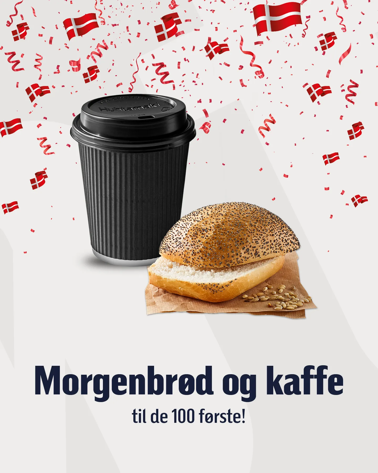 føtex - Morgenbrød til kunderne - rundstykke