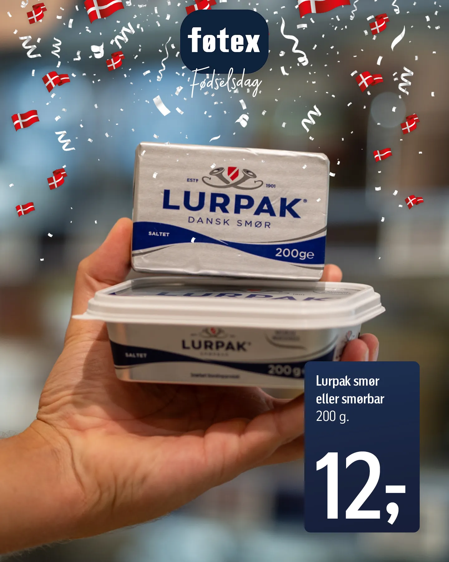 føtex fødselsdag - Lurpak smør eller smørbar