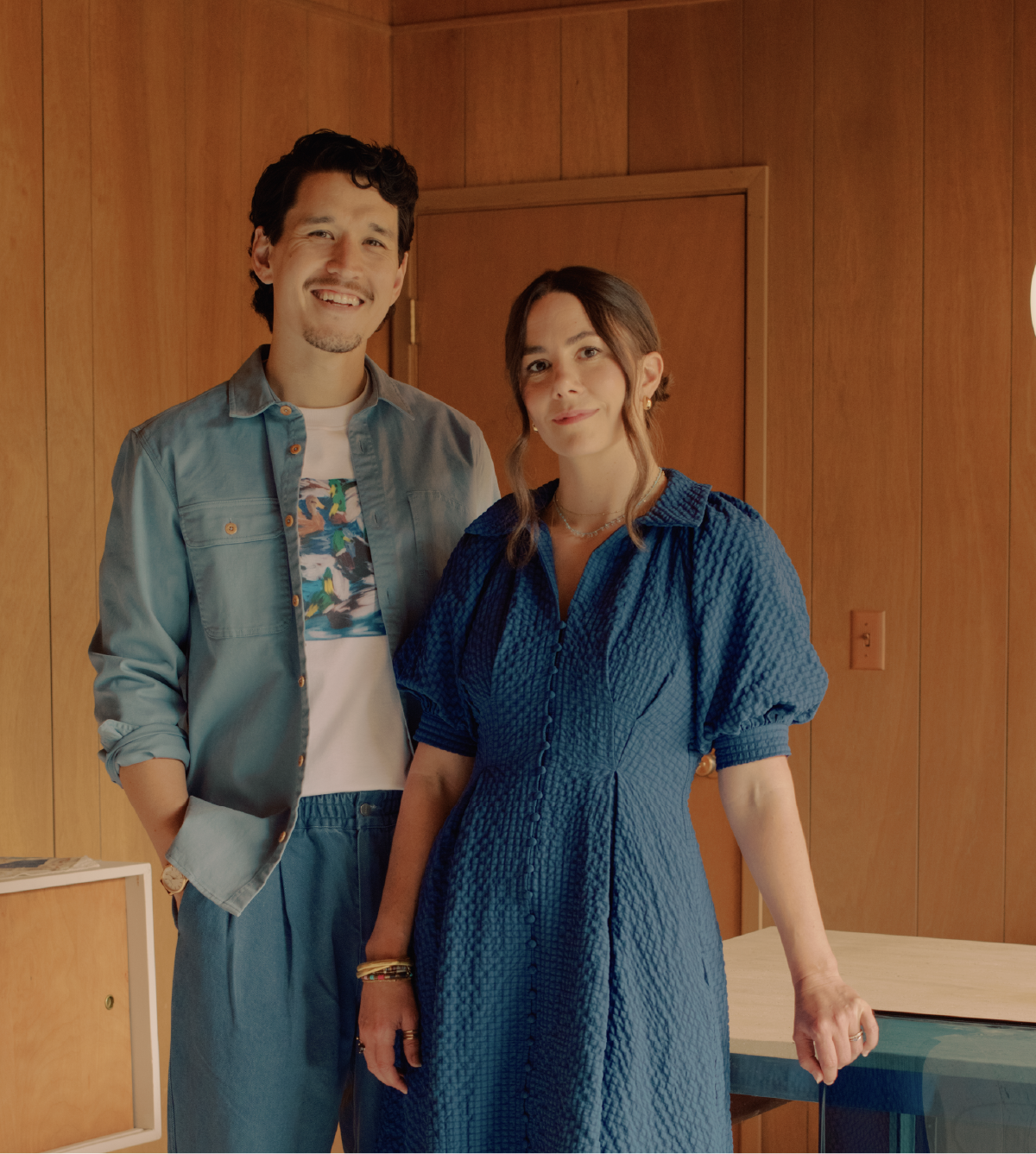 Natalie and Dan Slagle standing together
