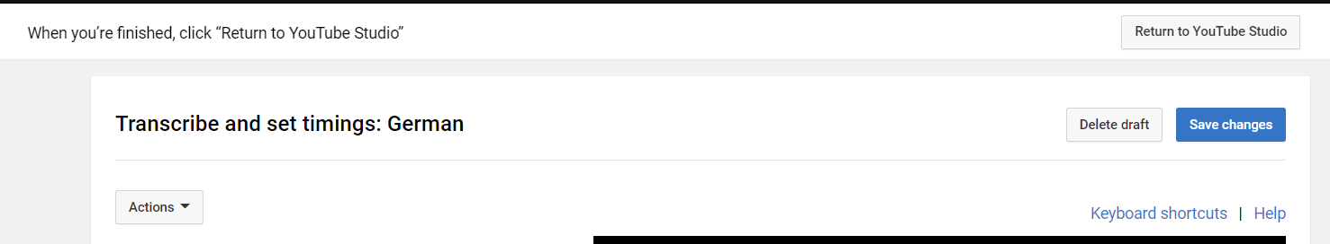 click Save changes and then click Return to YouTube Studio