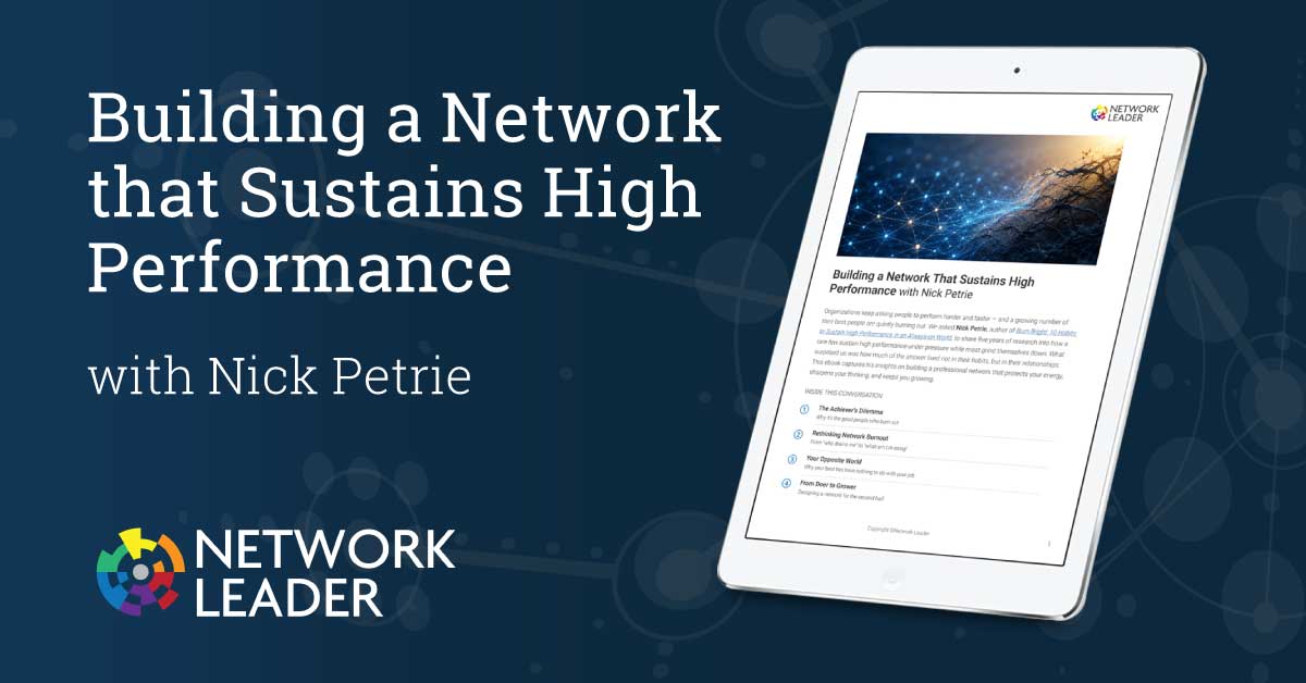 Building a Network That Sustains High Performance