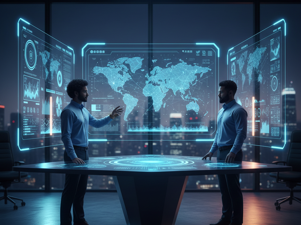 image of an individual using productivity software