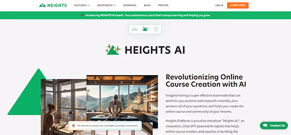 Générateur de cours IA - Heights