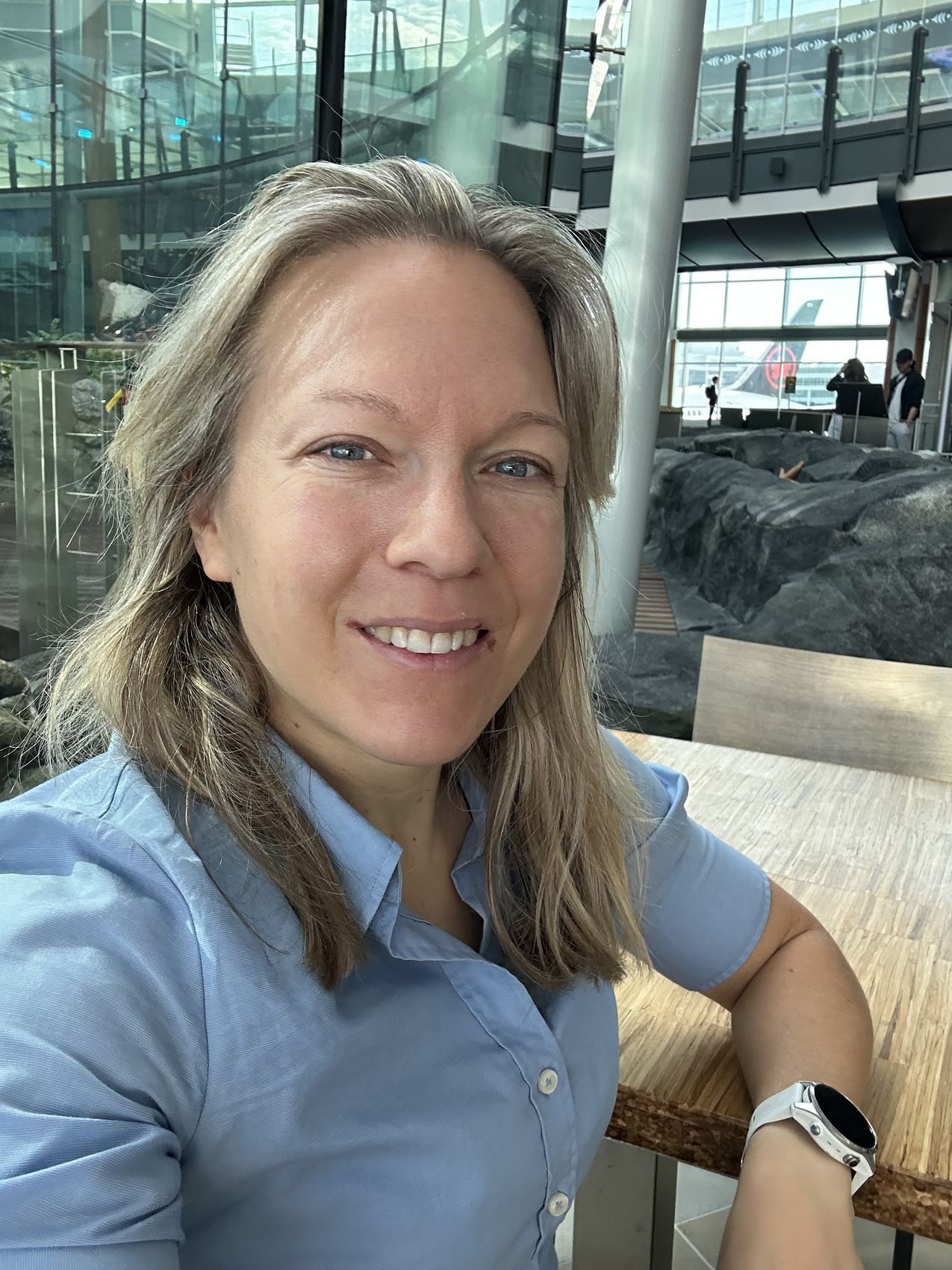 Vanessa Werner auf Geschäftsreise zwischen beruflichen Terminen
