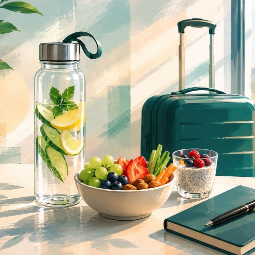 Gesund und voll Energie auf Reisen: Strategien für Business-Frauen