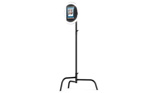 lightweight ipad ring light photo booth for touring event