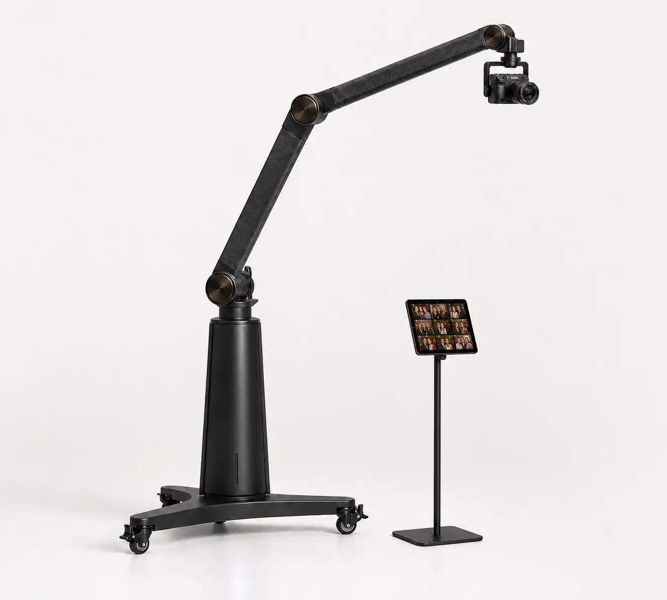 Cinema robot photo booth activation with robotic camera arm