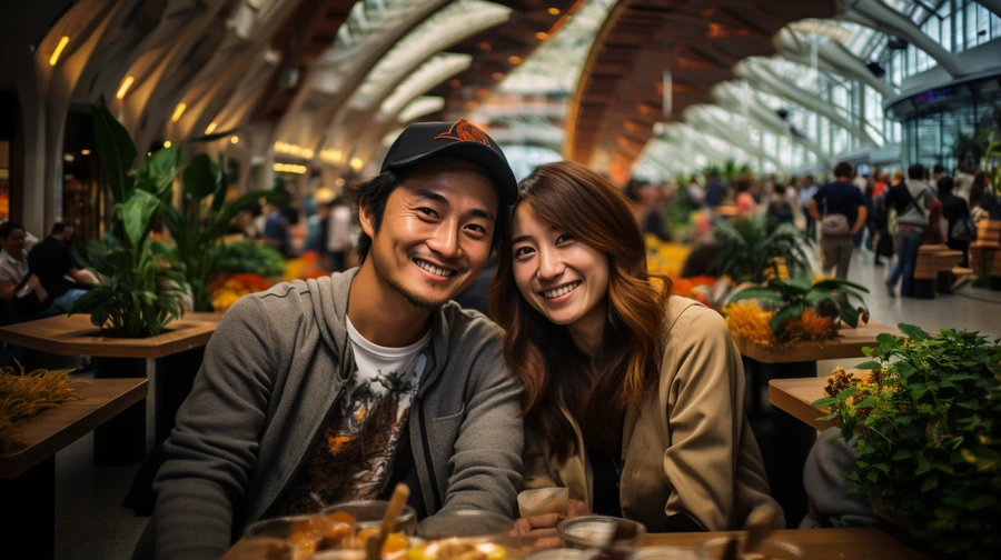 Instagrammable Interior Design Food Court