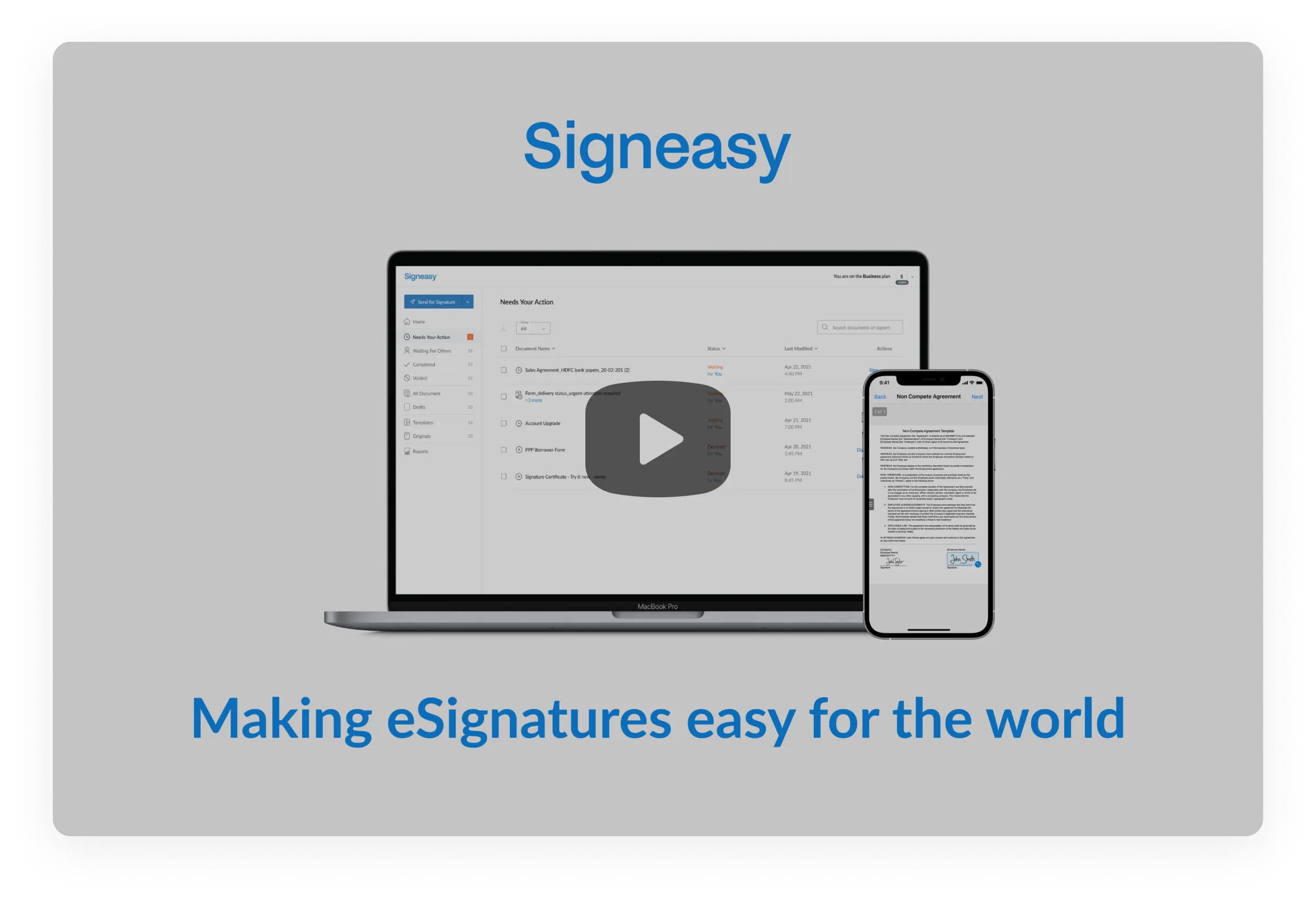 Video on phone and macbook