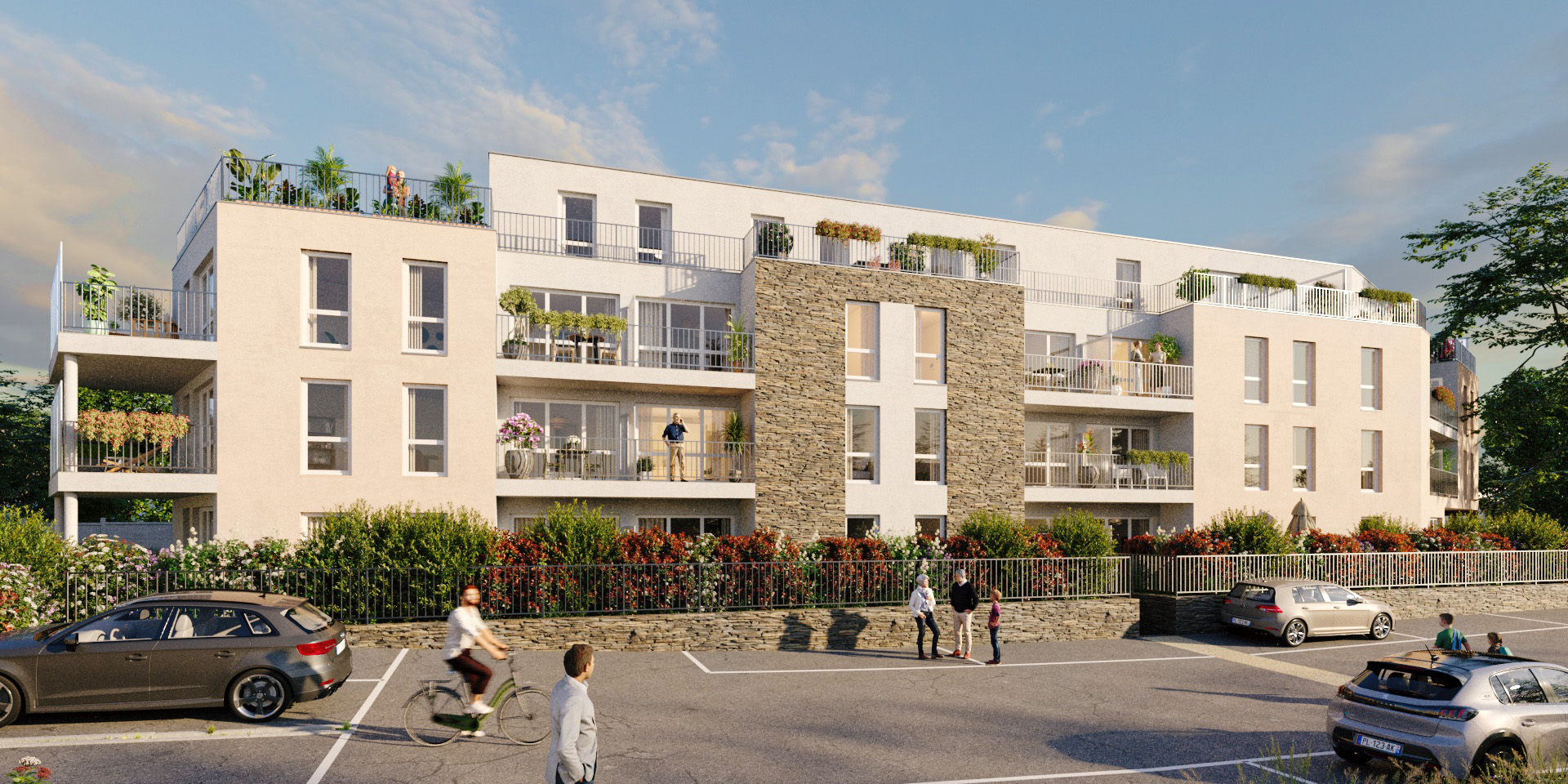 Photo d'un immeuble pour symboliser que la résidence arrive prochainement