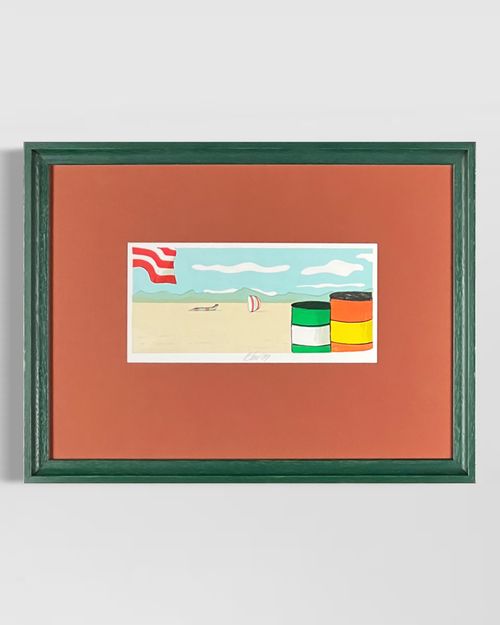 Raketové auto na poušti